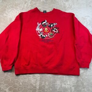 VTG 1997 Warner Bros Studio Store Classic Cartoons Crew Neck Sweatshirt Sz Md